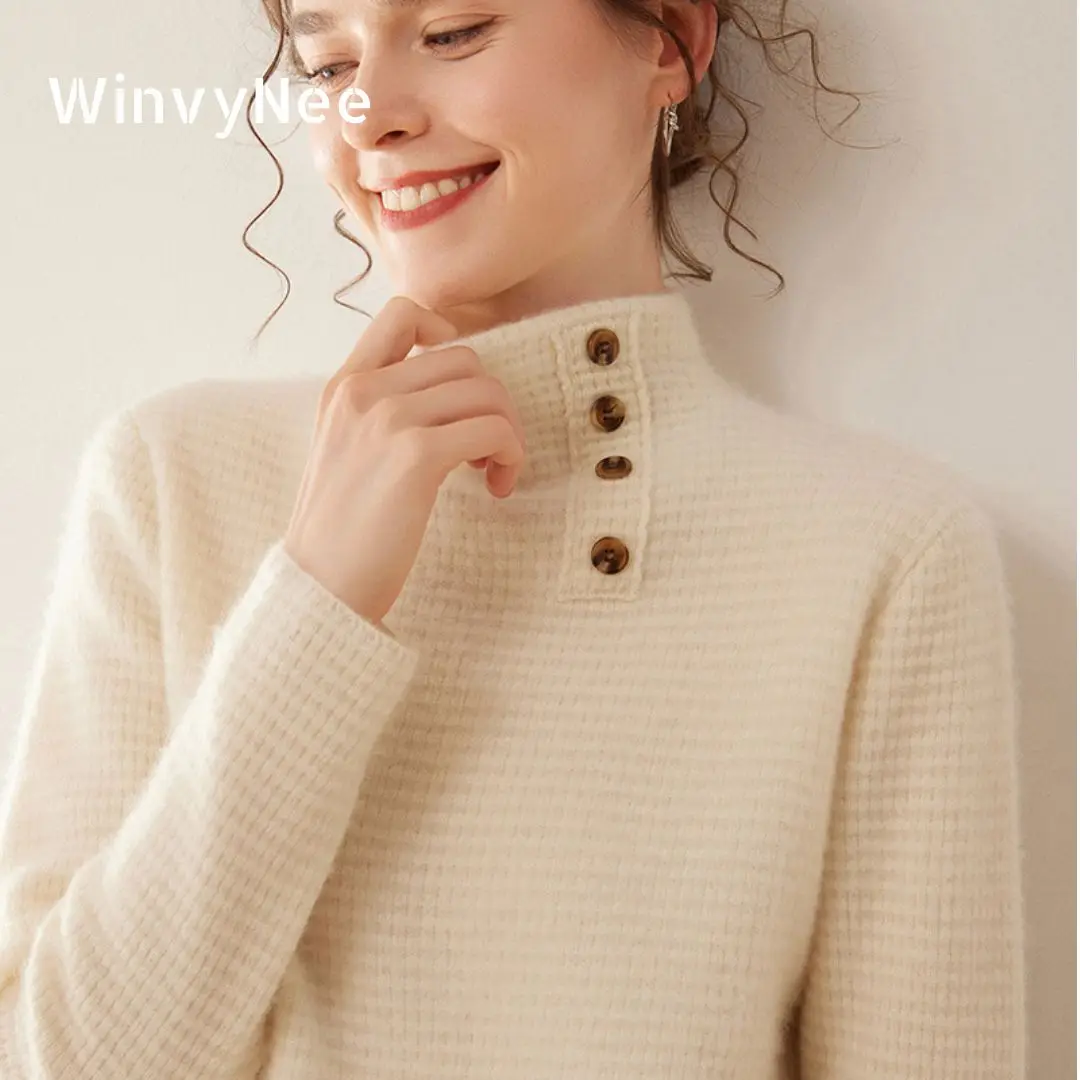 Cashmere Sweater Formal - Suéter Feminino WinvyNee de Lã Cashmere