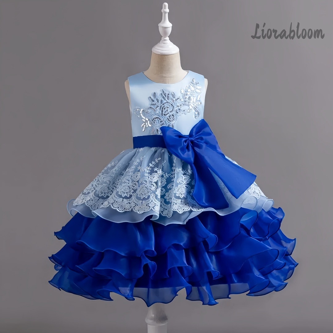 Women Formal Party Wear Dress - Vestido de Festa para Meninas com