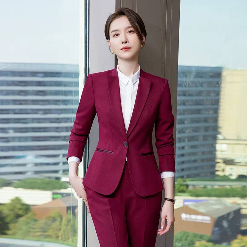 Women Formal Wear For Interview - Senhoras escritório trabalho wear ternos formais