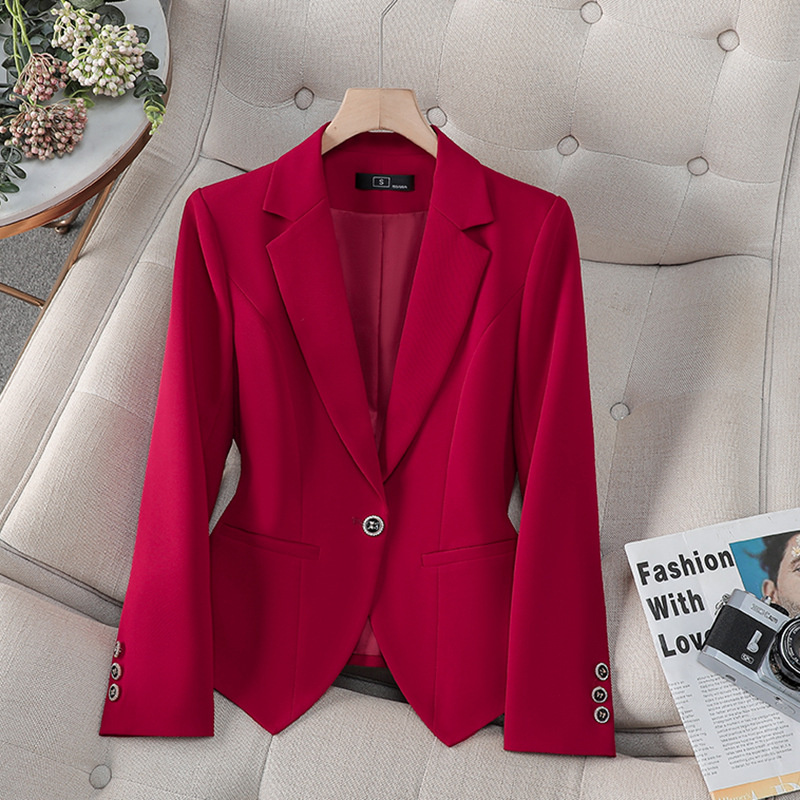 Novo Blazer Feminino Formal da - Women Formal Wear Business avaliação e preço