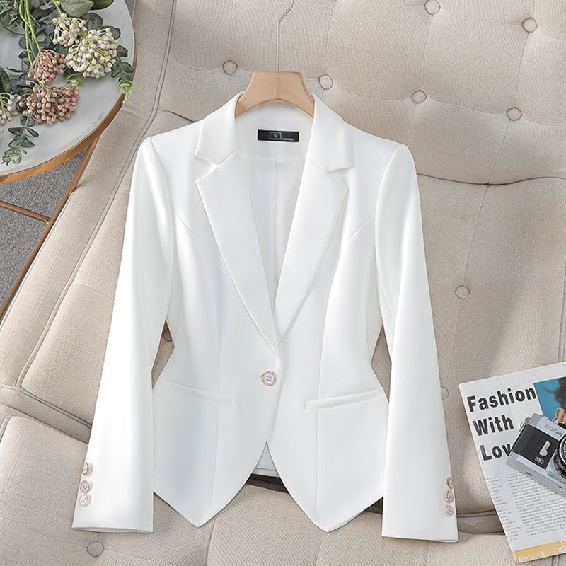 Novo Blazer Feminino Formal da - Women Formal Wear Business avaliação e preço
