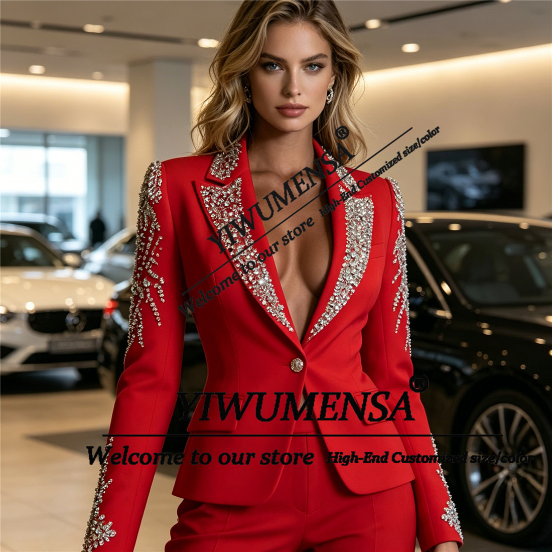 Conjuntos de Luxo Femininos de - Women Formal Wear Business avaliação e preço