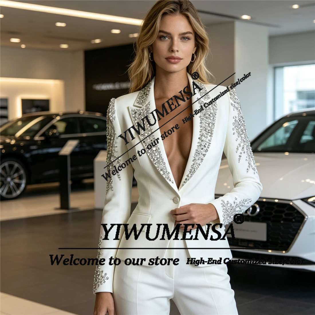 Conjuntos de Luxo Femininos de - Women Formal Wear Business avaliação e preço