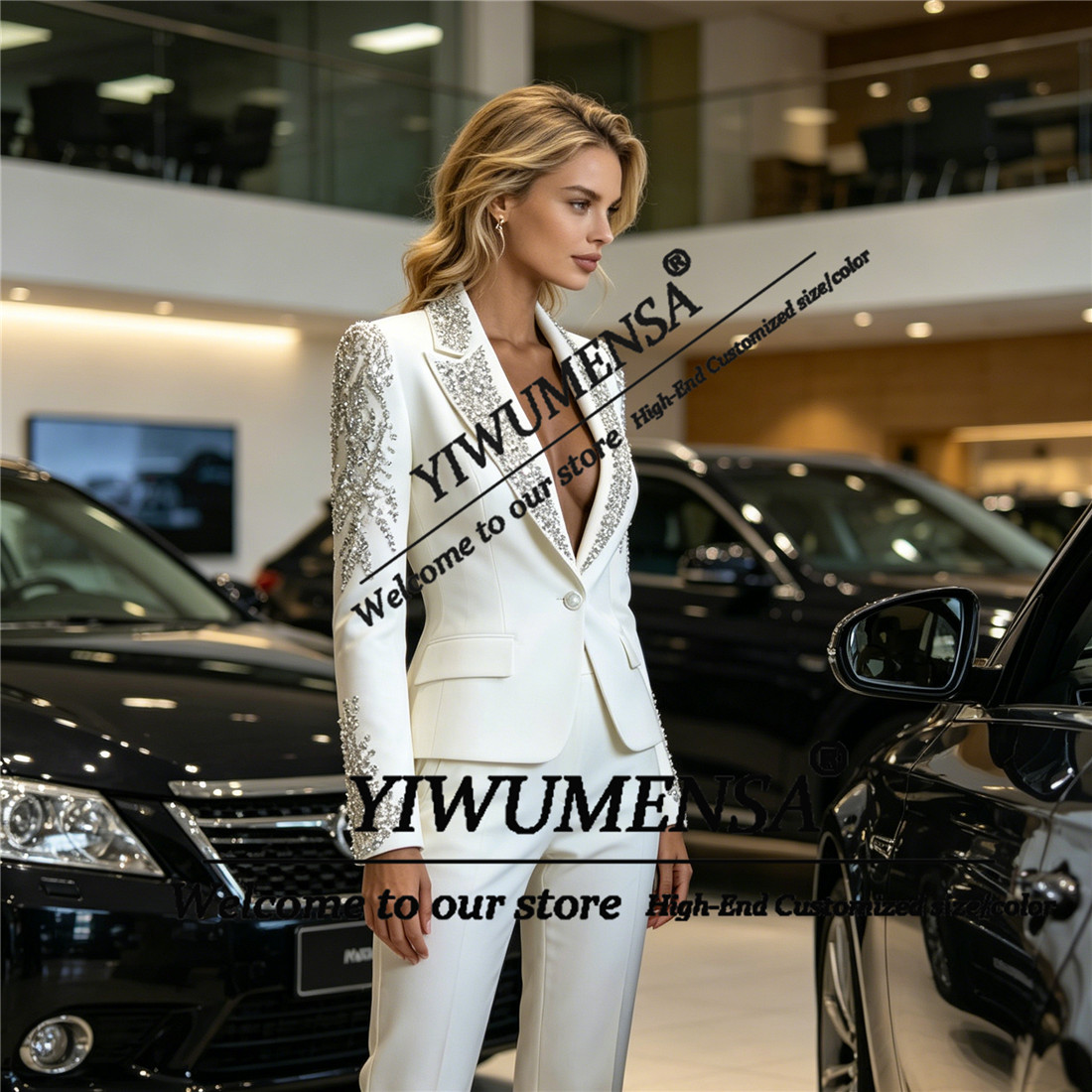 Conjuntos de Luxo Femininos de - Women Formal Wear Business avaliação e preço