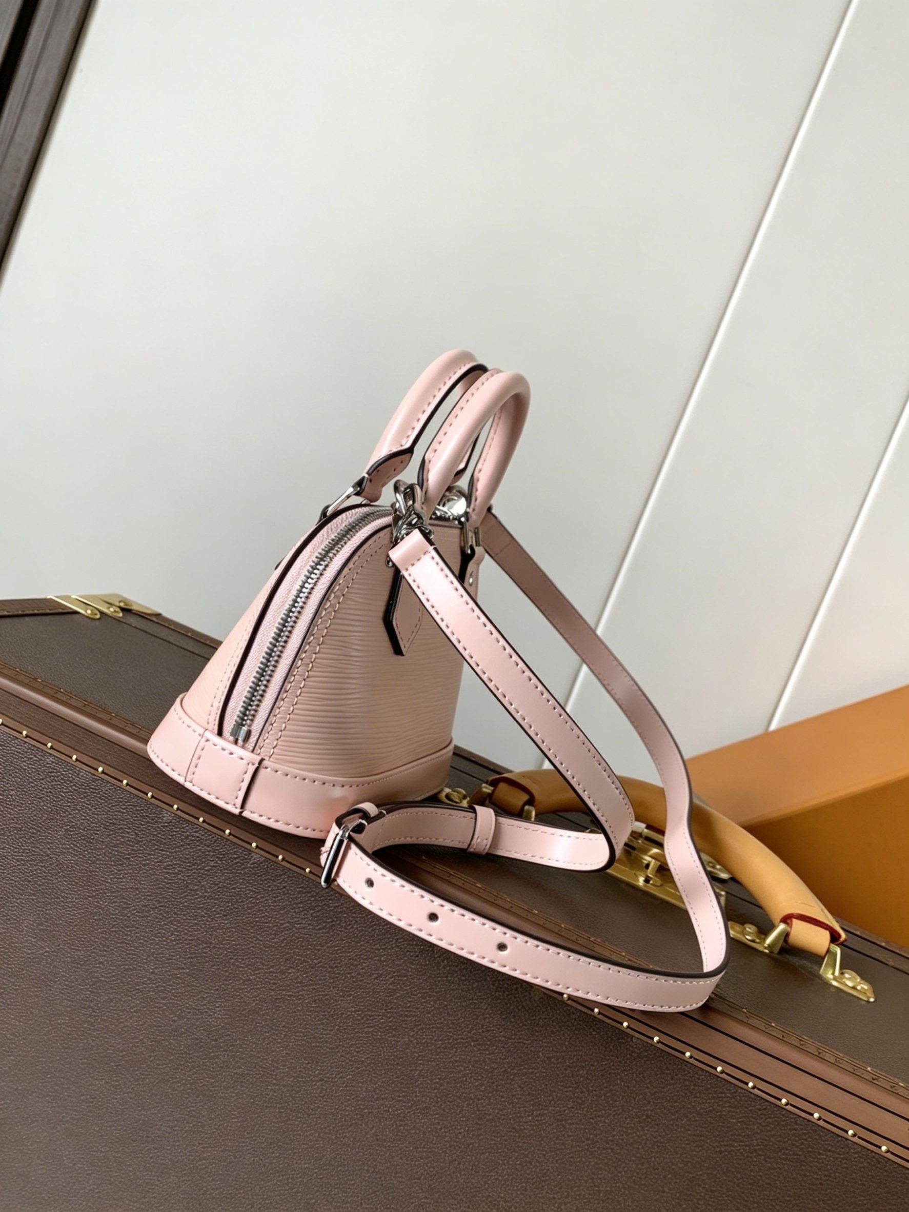 Bolsa de Mão Nova de Couro Gra - Shoulder Bag Structured avaliação e preço