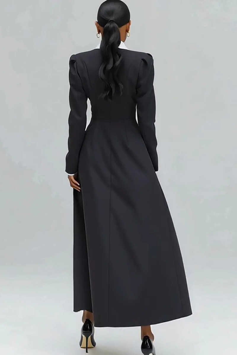 Blazer Longo Feminino Estilo A - Women Formal Party Wear Dress avaliação e preço