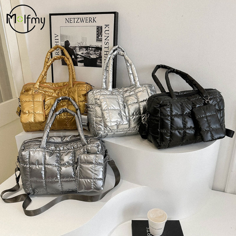 Bolsa De Algodão Acolchoado Co - Shoulder Bag Structured avaliação e preço