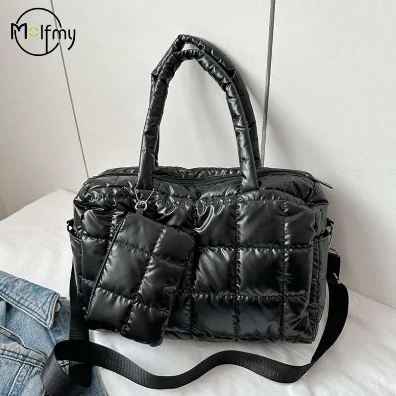Bolsa De Algodão Acolchoado Co - Shoulder Bag Structured avaliação e preço