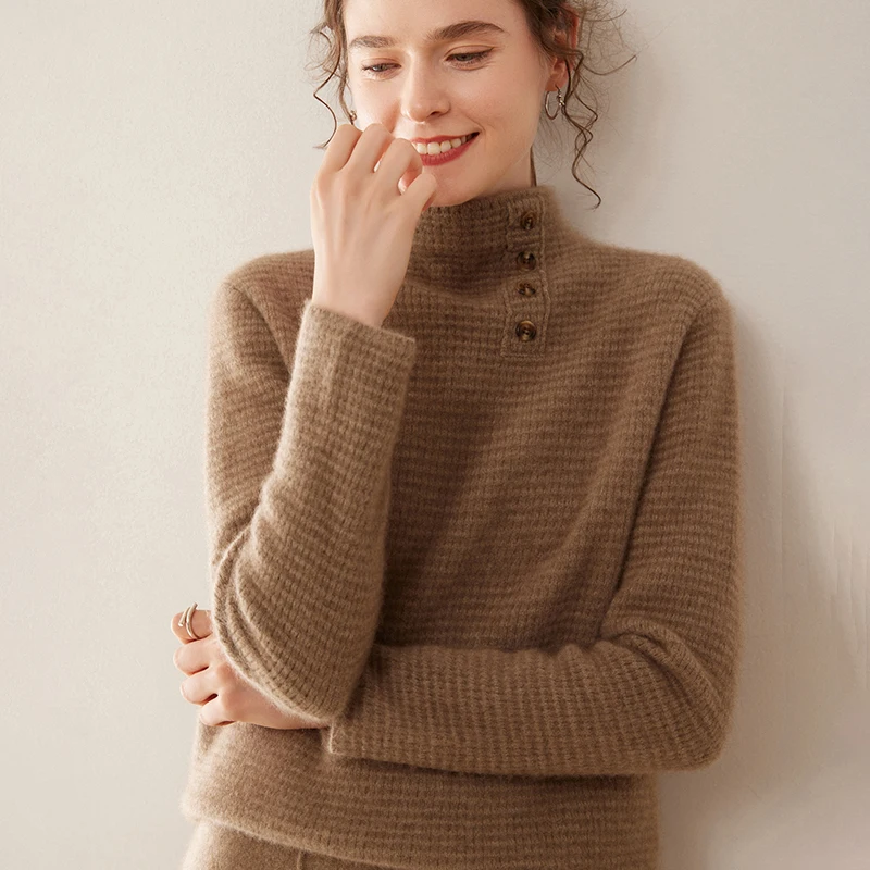 Suéter Feminino WinvyNee de Lã - Cashmere Sweater Formal avaliação e preço