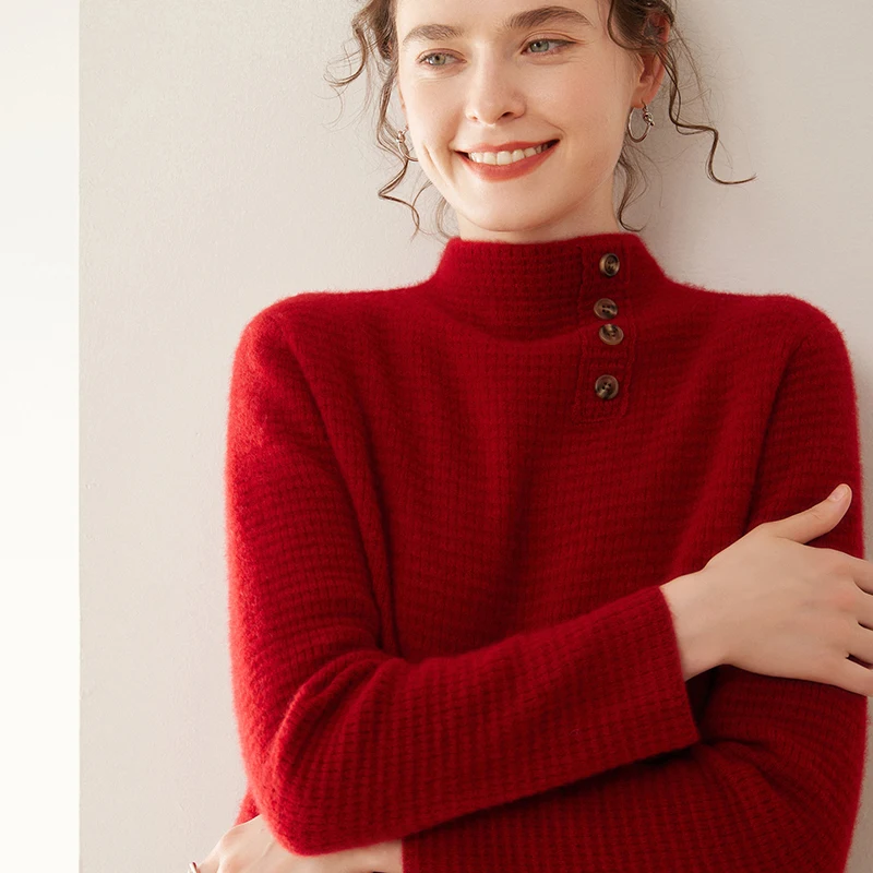 Suéter Feminino WinvyNee de Lã - Cashmere Sweater Formal avaliação e preço