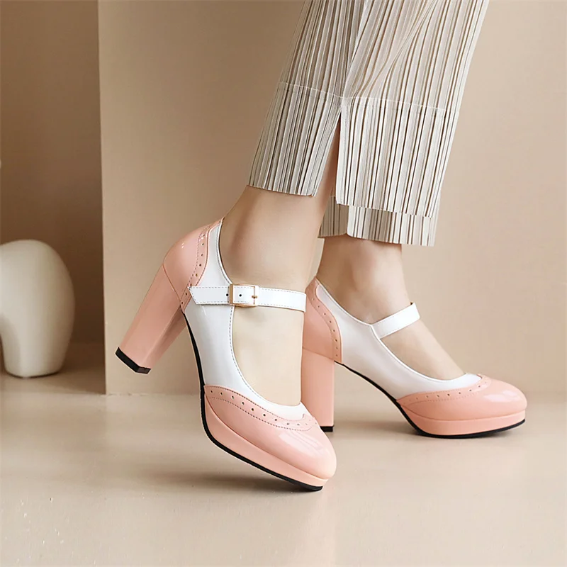 Sapatos Mary Jane de Plataform - Women Formal Wear For Office avaliação e preço