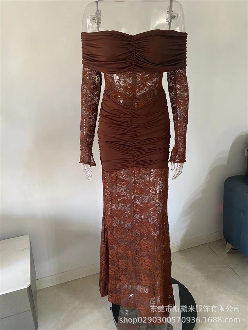 Sexy renda sereia vestido de b - Women Formal Party Wear Dress avaliação e preço