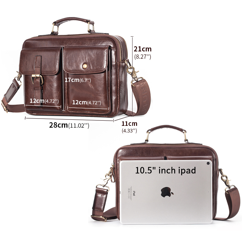 Nova marca de couro do mensage - Shoulder Bag Structured avaliação e preço