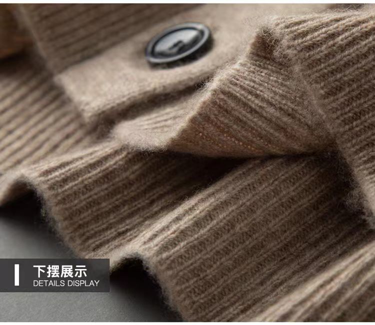 Cardigan 100% cashmere puro ma - Cashmere Sweater Formal avaliação e preço