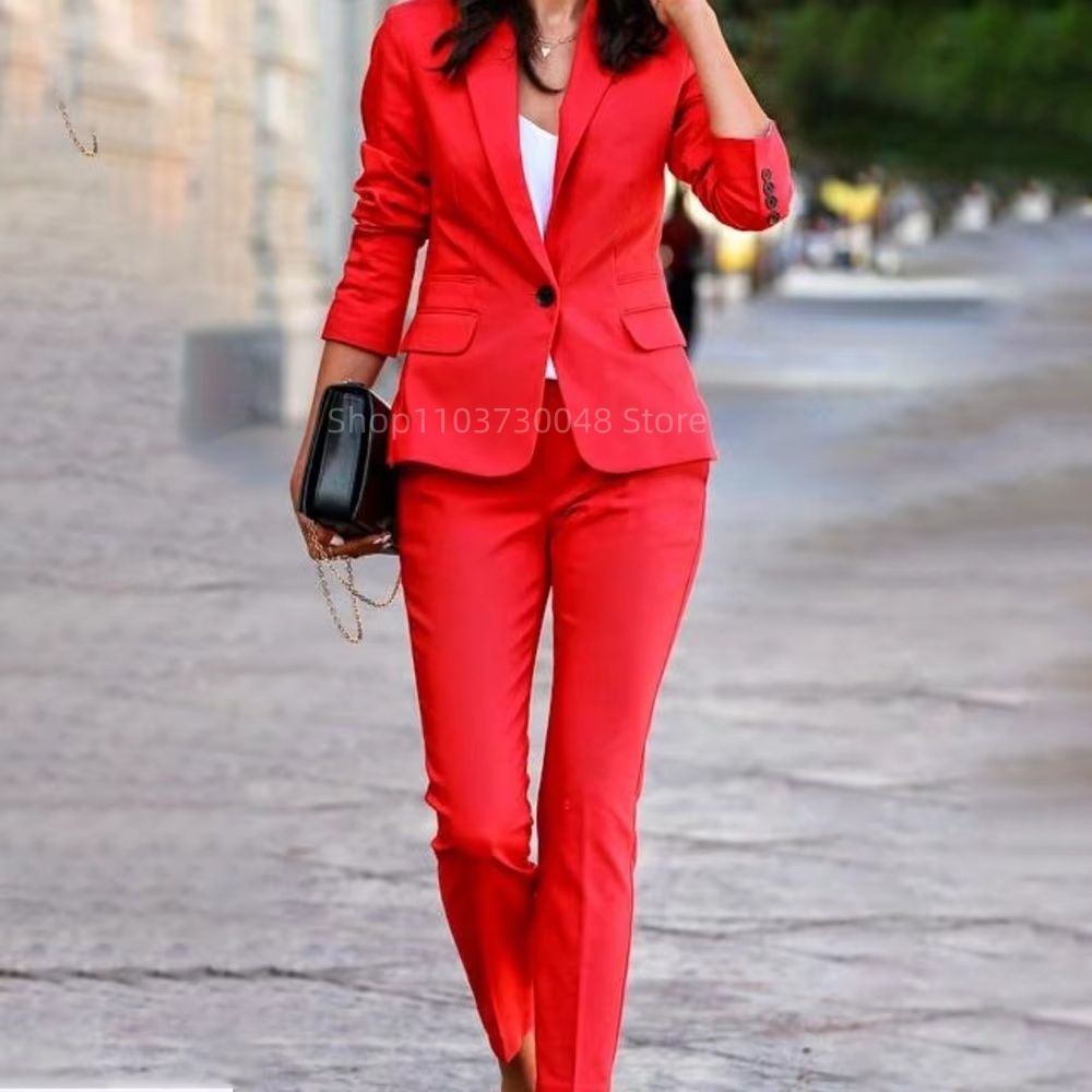 Conjunto de Blazer e Calças pa - Women Formal Wear Business avaliação e preço