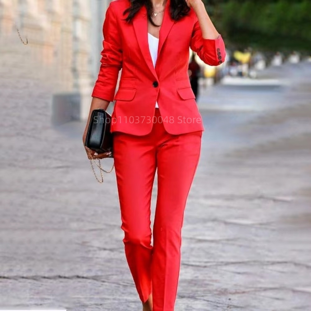Conjunto de Blazer e Calças pa - Women Formal Wear Business avaliação e preço